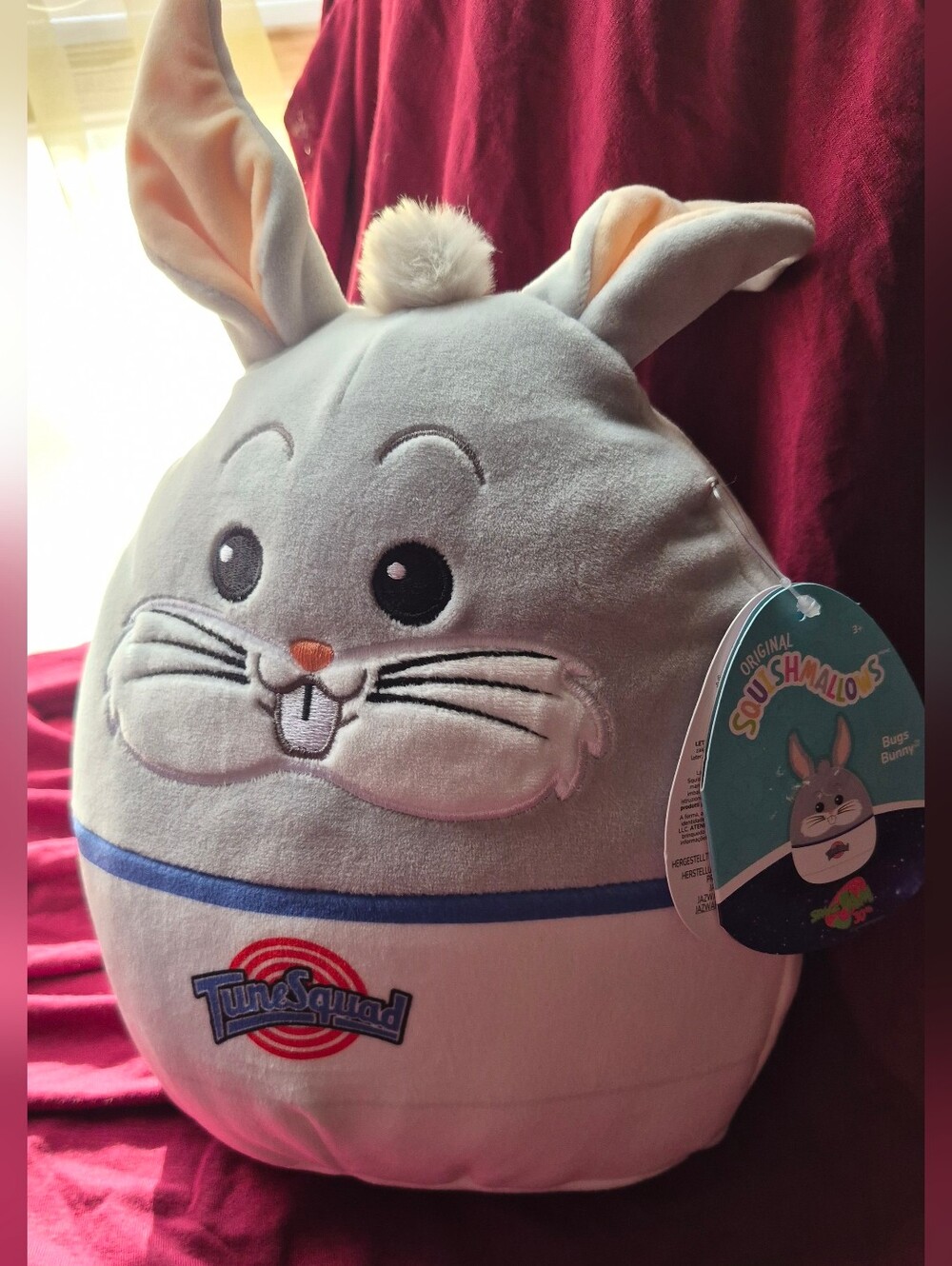NWT Squishmallows Space Jam Bugs Bunny 8” Plush Tune Squad 30th Anniversary